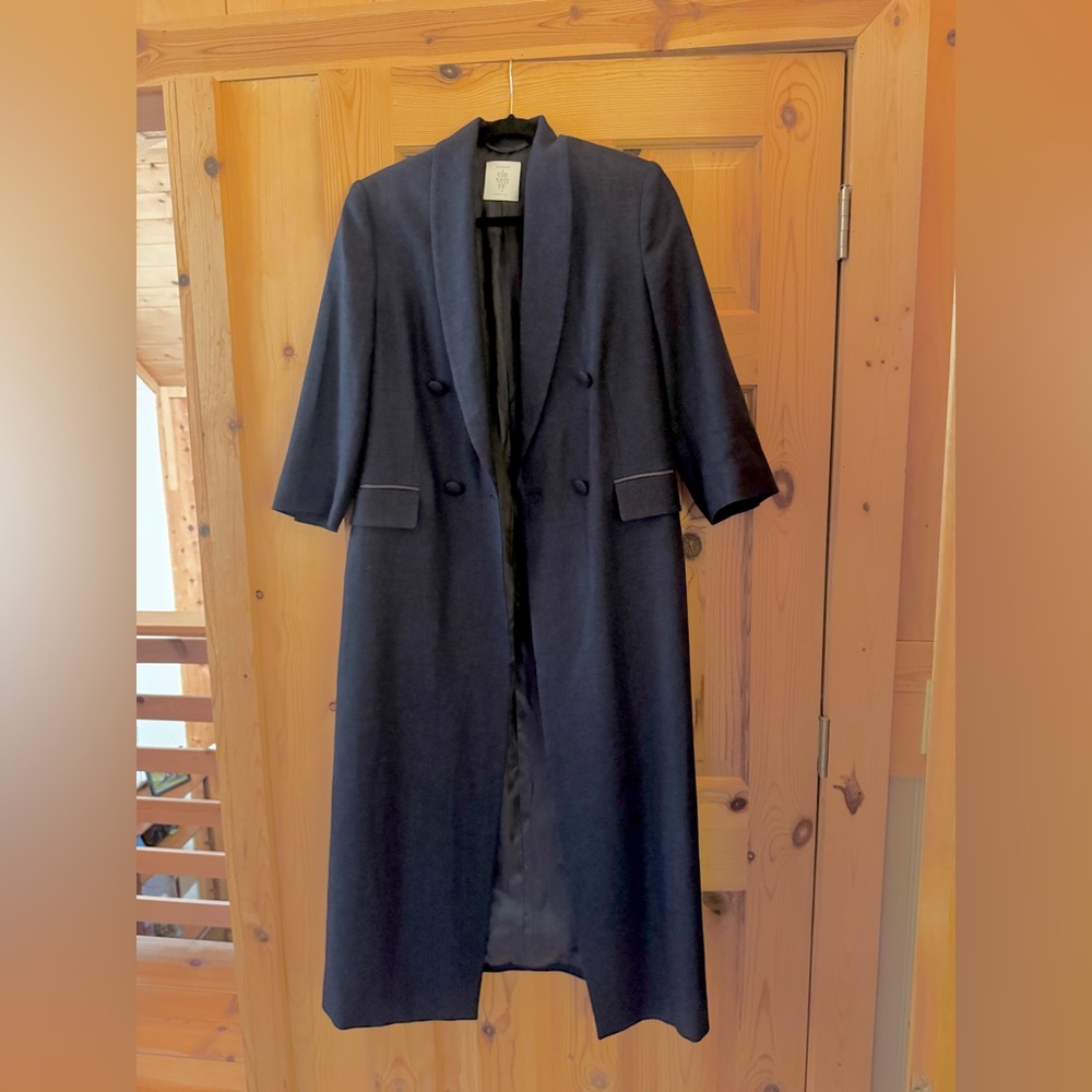 Eleventy Navy Women's Trench Coat